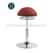 Hot selling Round Seat Red Mesh Bar Furniture For Sale With Round Base
